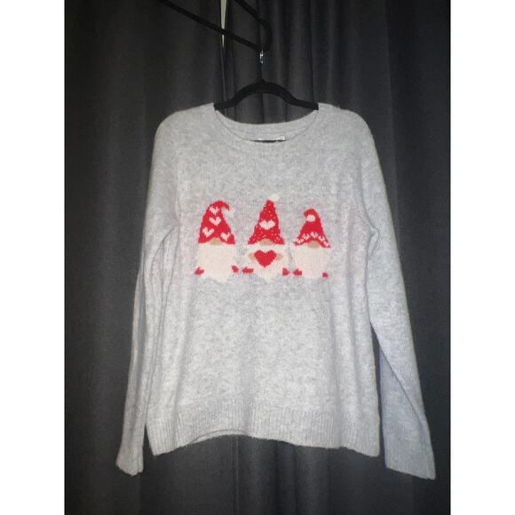 Ugly Christmas Sweater Xmas Size Medium Gnome - Picture 1 of 3